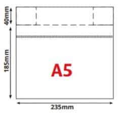 Plastficka a5 liggande med neodymmagneter - image 2