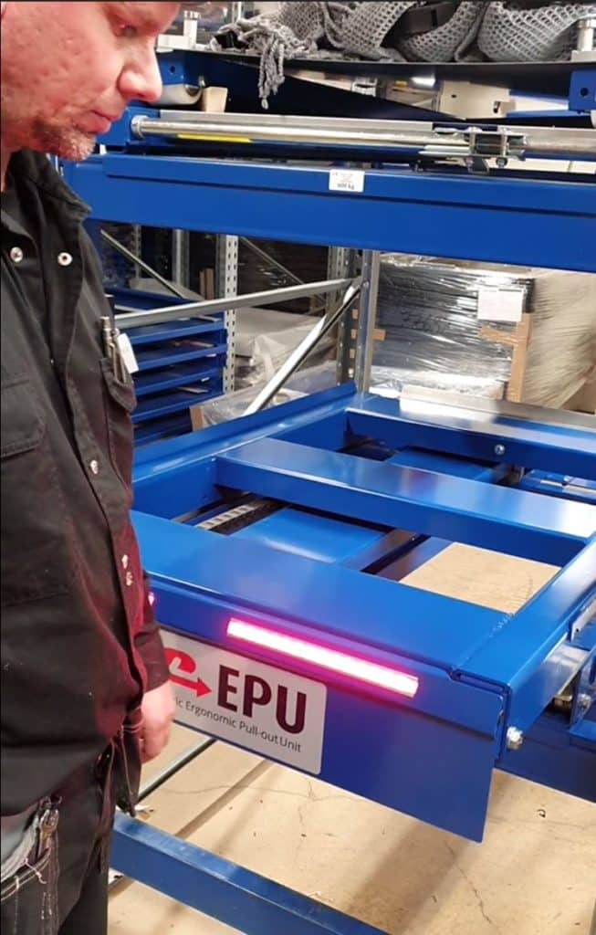 E-epu, ergonomic electric pull-out unit 1500kg, 70% utdragskapacitet,framlastad - image 3