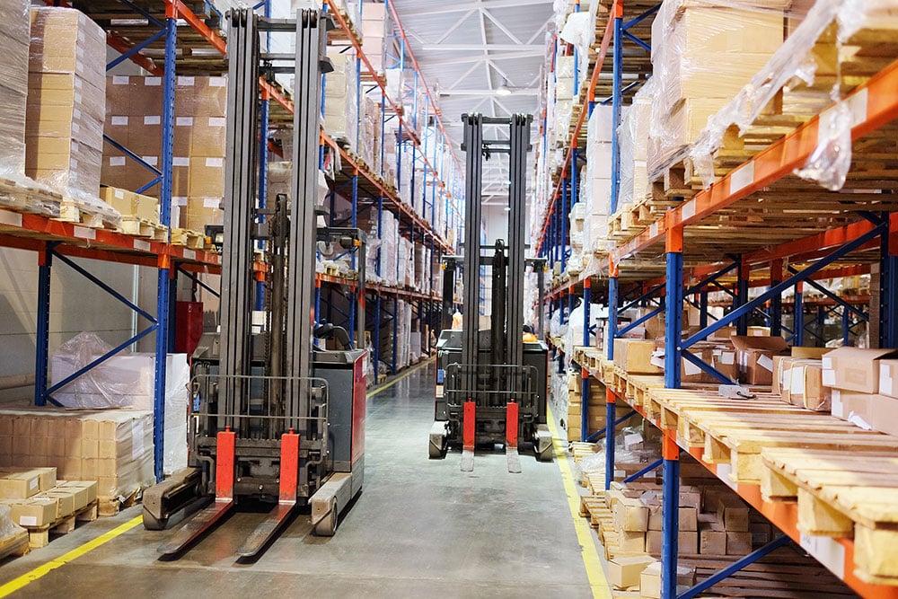 Internal transports warehouse