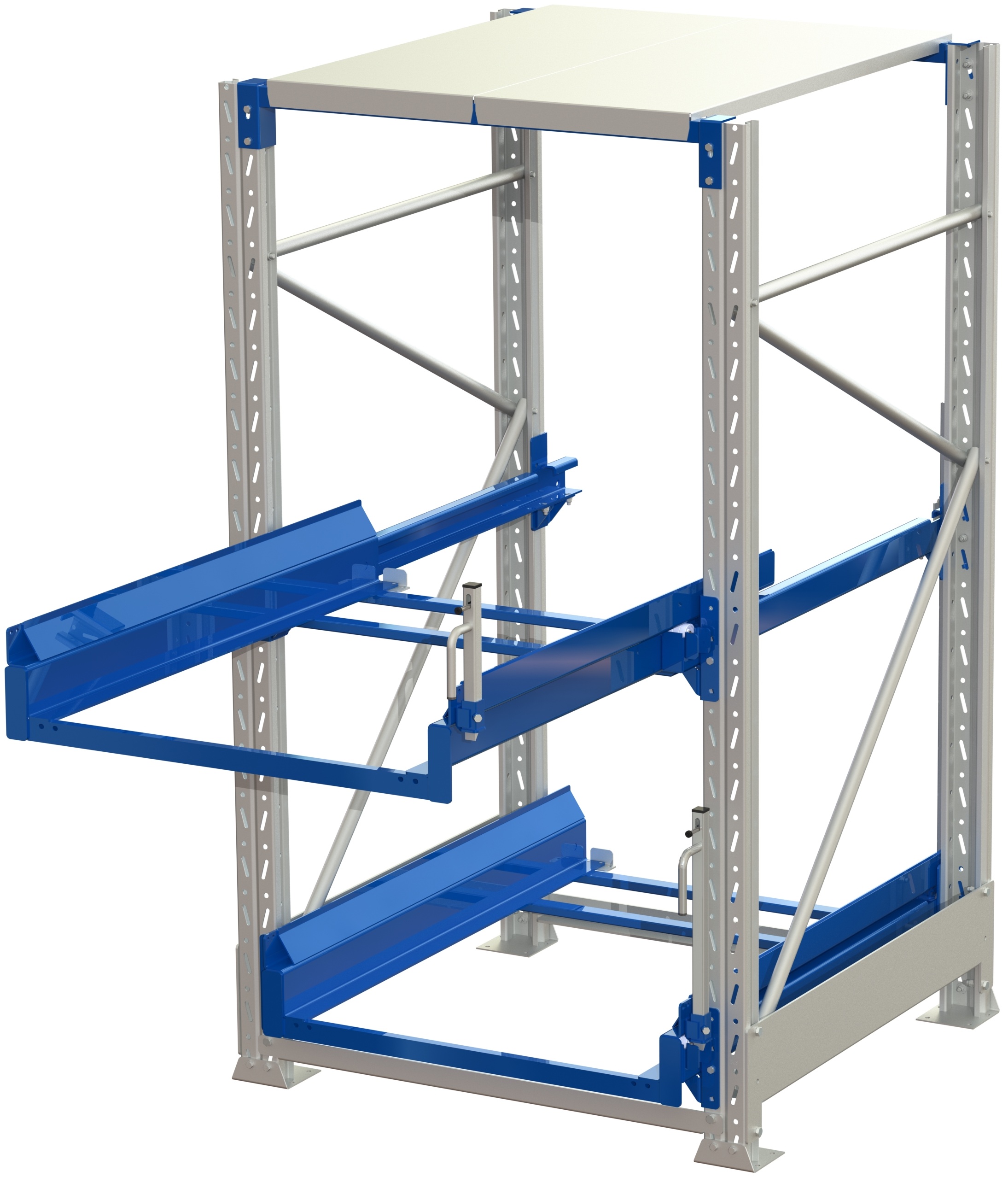 Psu - pallförvaringsmodul, 2 utdragsenheter, 600 kg 70%