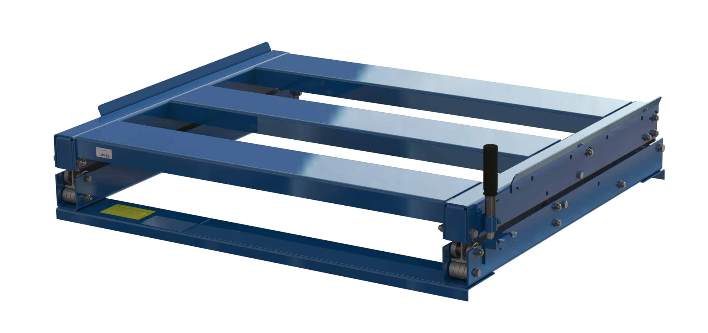 Utdragbar enhet för pallställ med 100% utdragbarhet, 1000 kg lastkapacitet, frontmatad, fin-pall med långsideshantering - image 2 Utdragbar enhet för pallställ med 100% utdragbarhet, 1000 kg lastkapacitet, frontmatad, fin-pall med långsideshantering - image 2