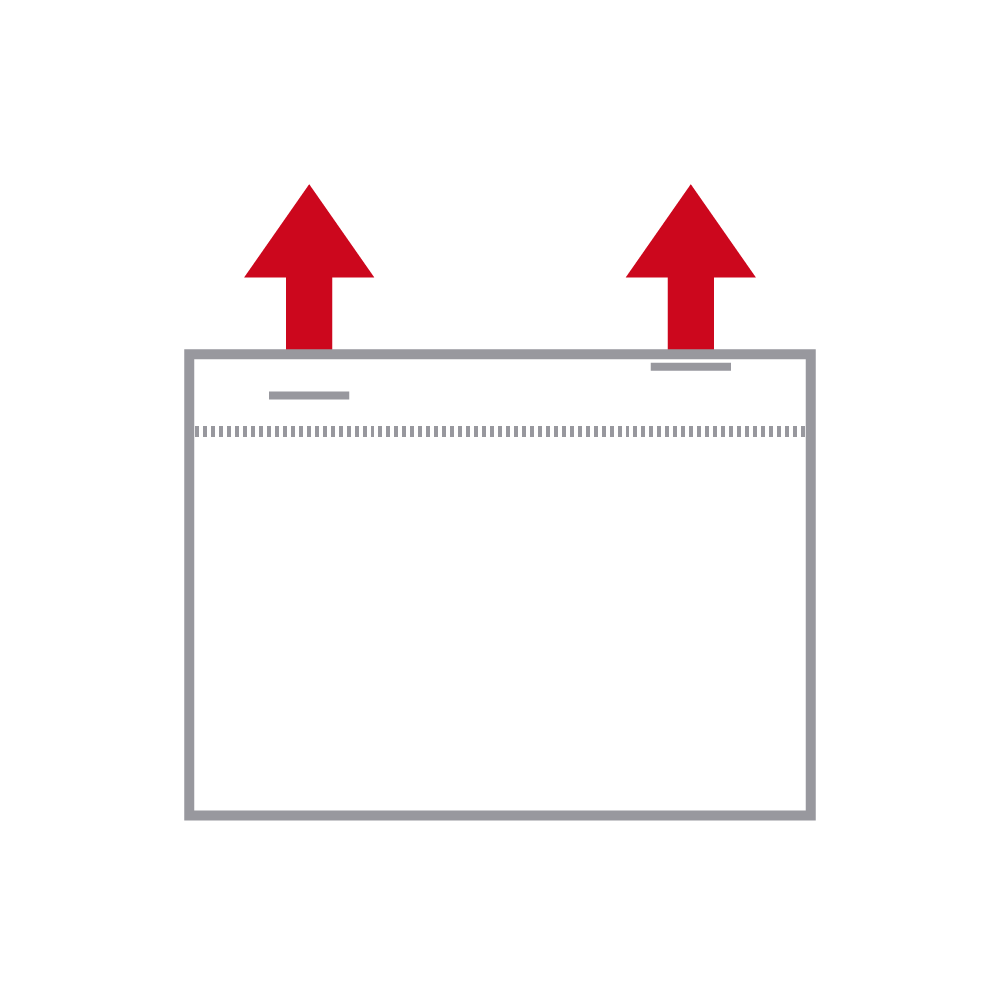 Productr fastening method attachment tabs
