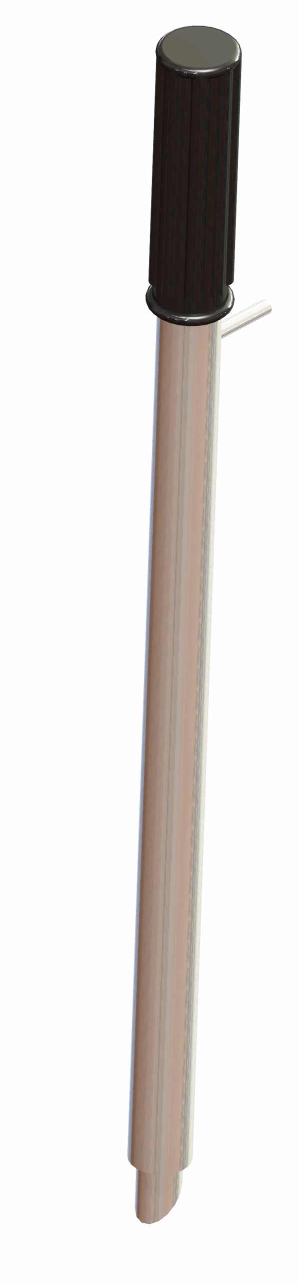 Standardhandtag, 700 mm, för golvmonterad utdragsenhet - image 2