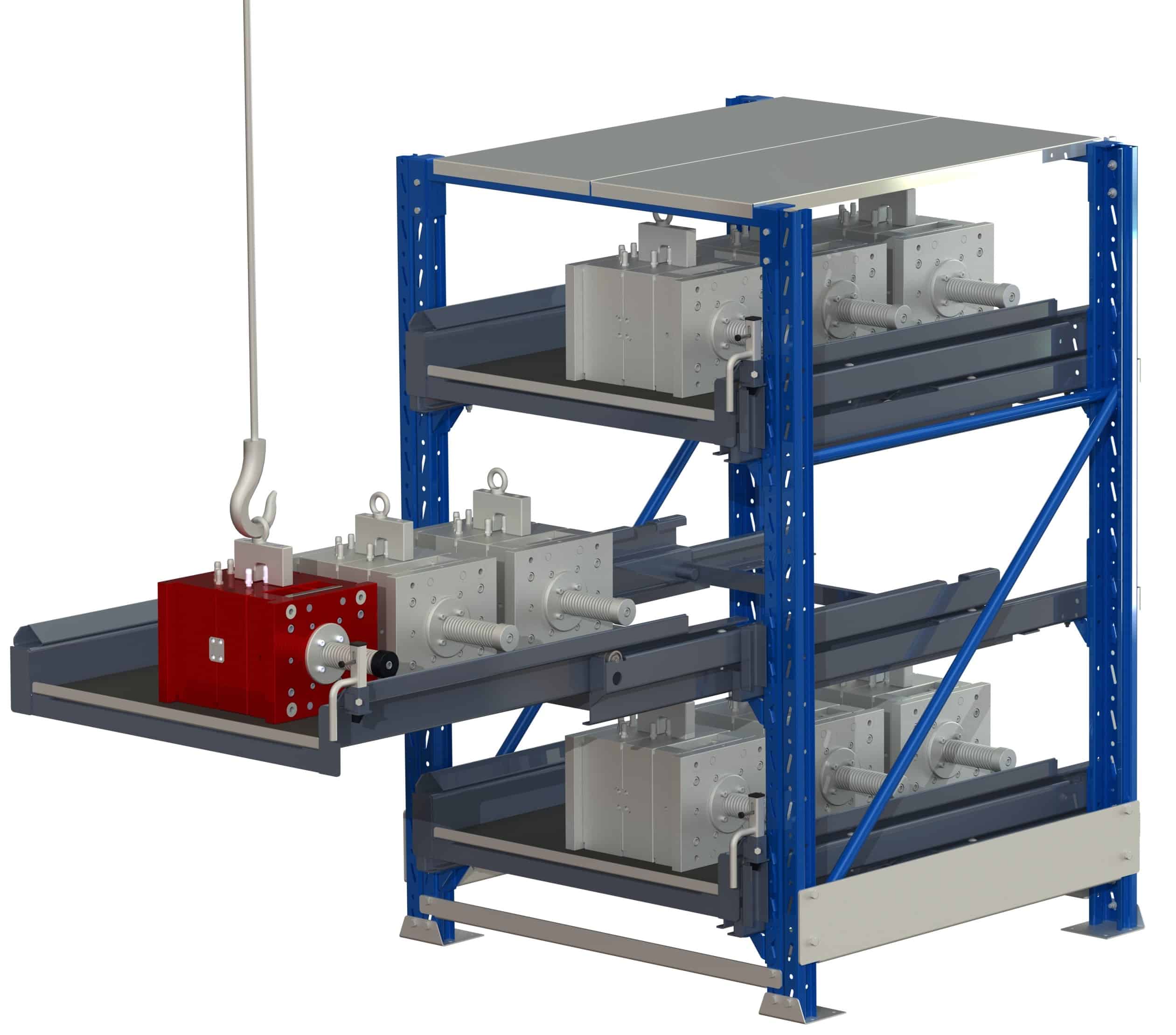 Tool store unit 600kg mold storing 14 Tool store unit 600kg mold storing 14