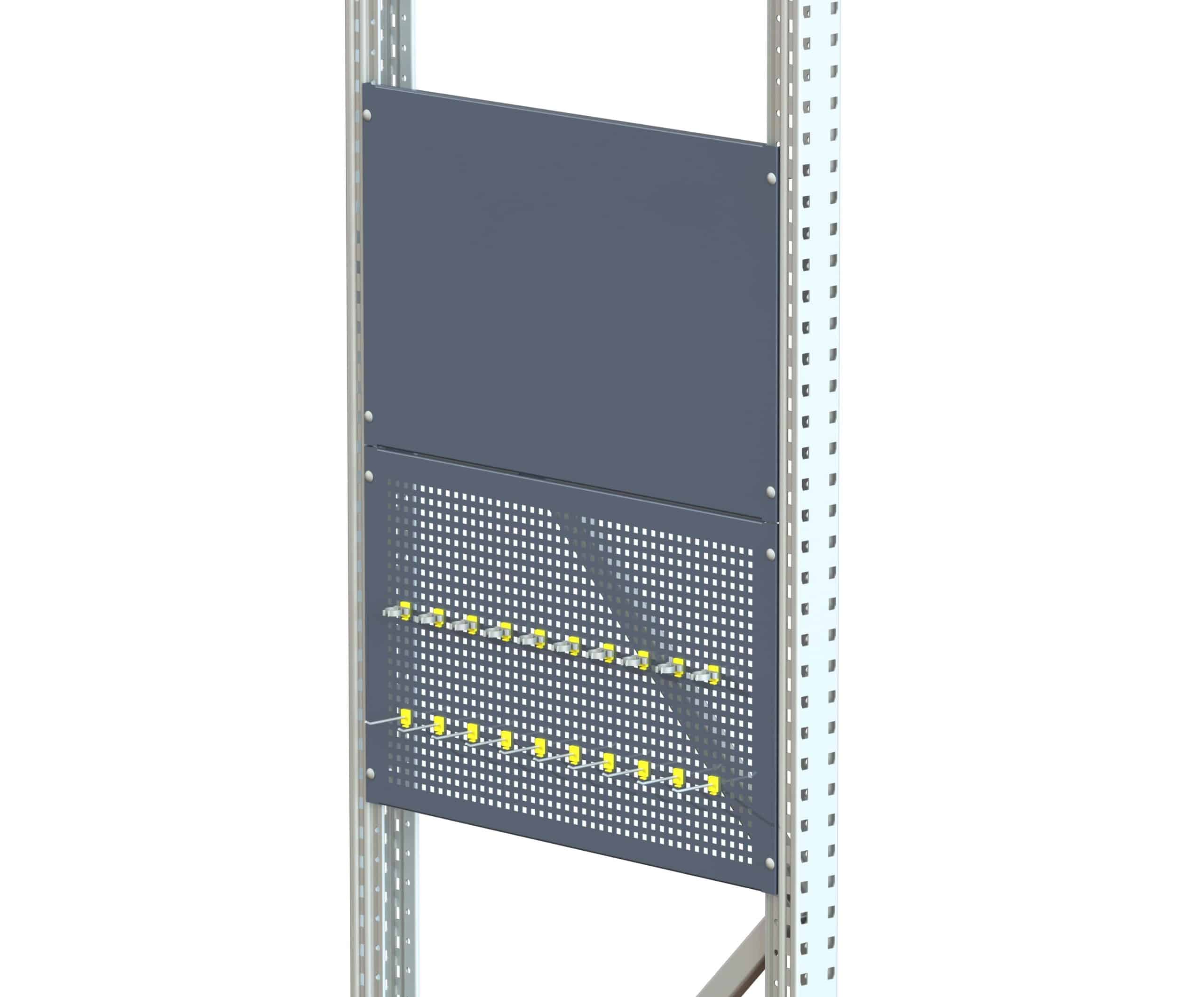 Gavelmonterad verktygstavla för system smart 10/20, djup 1100 mm, ral 5010 - image 2
